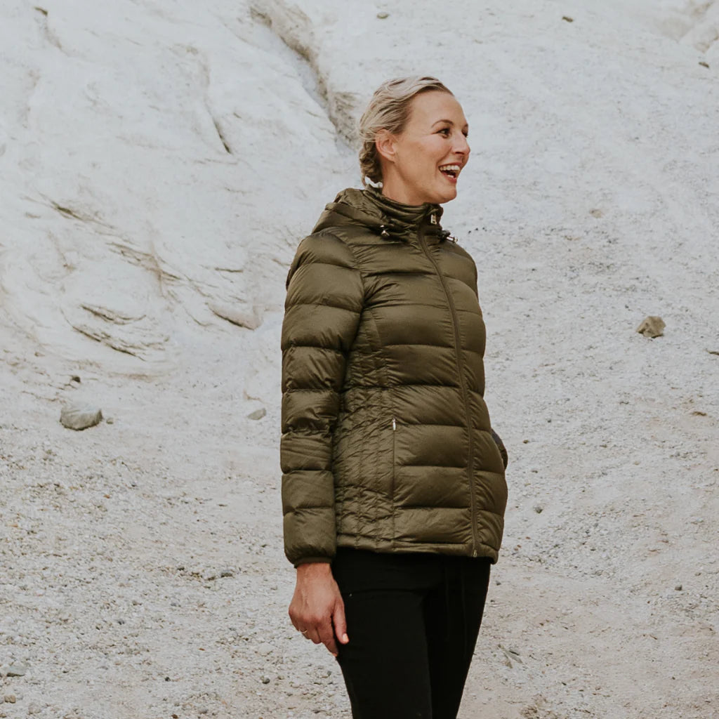 Packable down jacket womens top uk