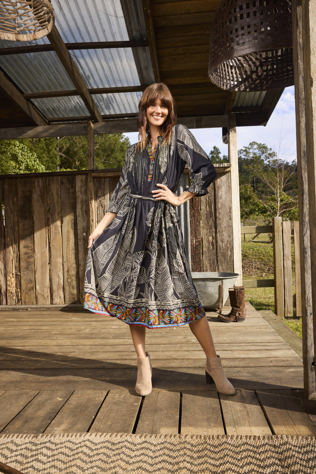 cancun maxi dress Cancun Dress Pleated with Belt – Serendipity Designer Outlet